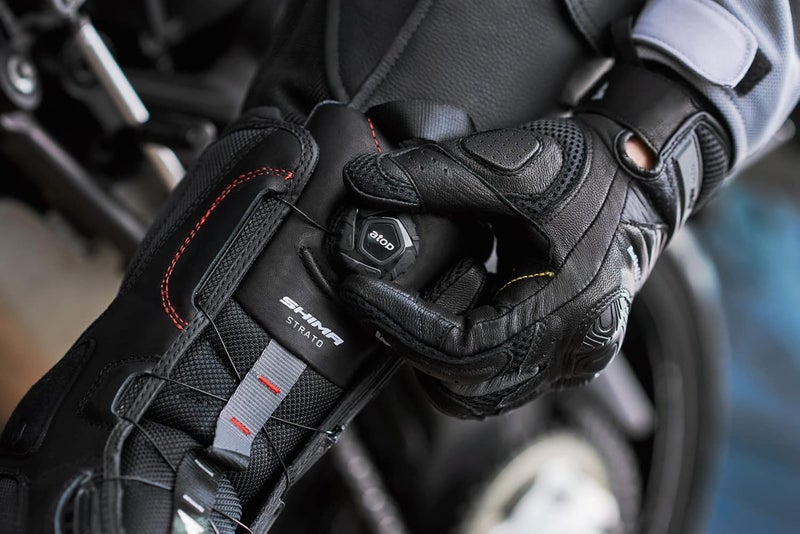 SHIMA STRATO LADY Motorcycle Boots for Women - Vented, Lightweight Biker Riding Boots with ATOP Fast-Closure System - Image 2