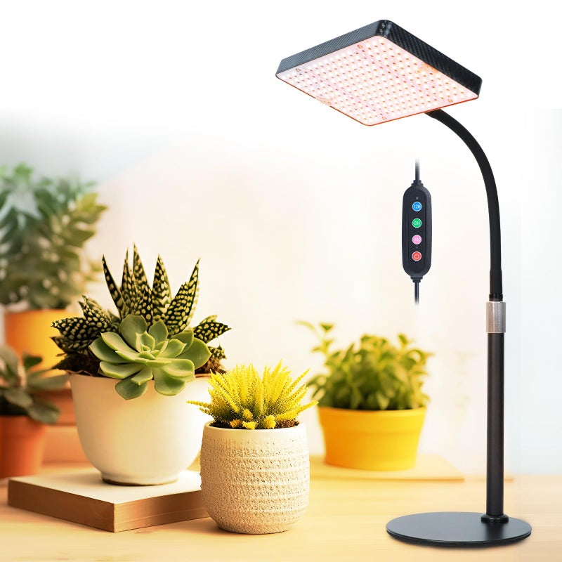 FECiDA Tabletop Grow Lights for Indoor Plants Full Spectrum, Desk Grow Lights for Seed Starting, Bonsai, 4/8/12/16/20 Hr Timer, 208PCS LEDs, 2000 Lumen, Bright Enough, 16"-24" Height Adjustable - Image 1