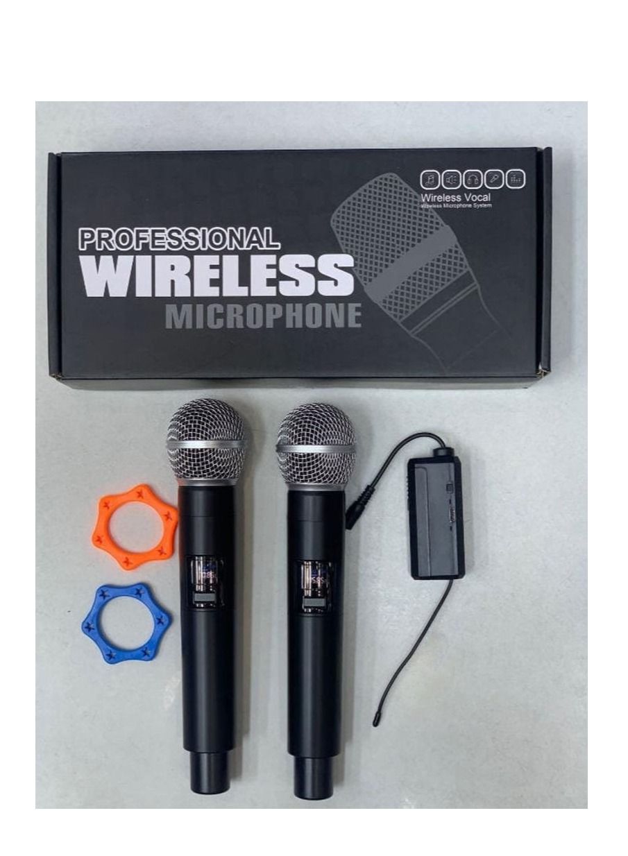 gennext Gennext Wireless Microphone Uhf Dual Handheld Dynamic Karaoke Mic Z9A1B7CE66C63DBB8B335Z