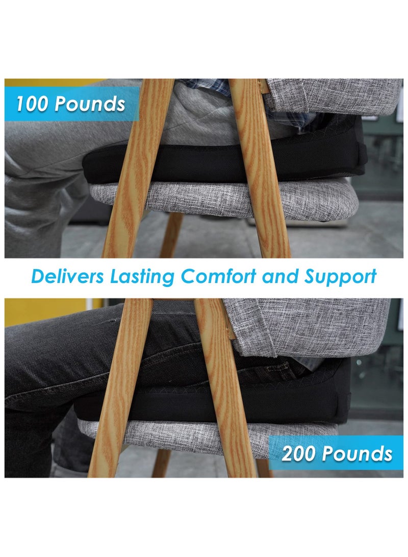 اكسيسن وسادة مقعد السيارة ، وسادة مقعد الشاحنة المرتفعة لوضعية رؤية أوسع ، وسادة لتخفيف آلام عرق النسا وسادة لتخفيف آلام عظم العصعص للقيادة لفترات طويلة - Image 5