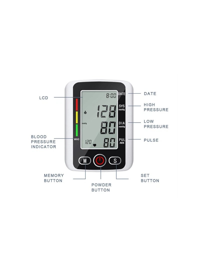 Arm Style - Advanced BP Monitor (6 Months Warranty) with Voice Function, Arrhythmia Detection, High Accuracy & Large Display - Image 1