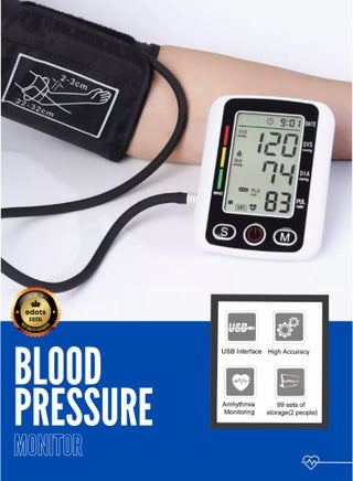 Advanced BP Monitor (6 Months Warranty) with Voice Function, Arrhythmia Detection, High Accuracy & Large Display - pzsku/Z9A1B8573863ADF9994B9Z/45/1746542134/b2344dbd-774b-4fd1-bb94-a13b8182dbad
