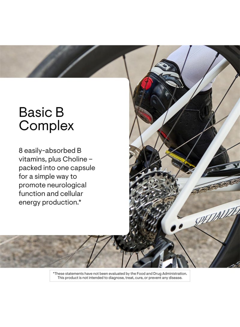 Thorne Basic B Complex - 60 Capsules Dietary Supplement - Image 3
