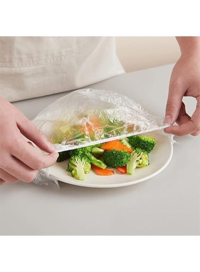 Stretchable Food Storage Bags, Elastic Cover for Plates and Bowls, 10-Piece Set