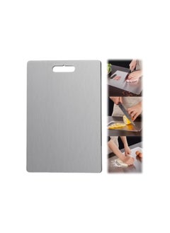 Yamato Cutting Board for Kitchen, Double Sided Stainless Nonstick Chopping Board for Kitchen Home Cooking Outdoor Camping, Suitable for Various Cooking Tasks (9.8 x 5.9 in,SUS304)
