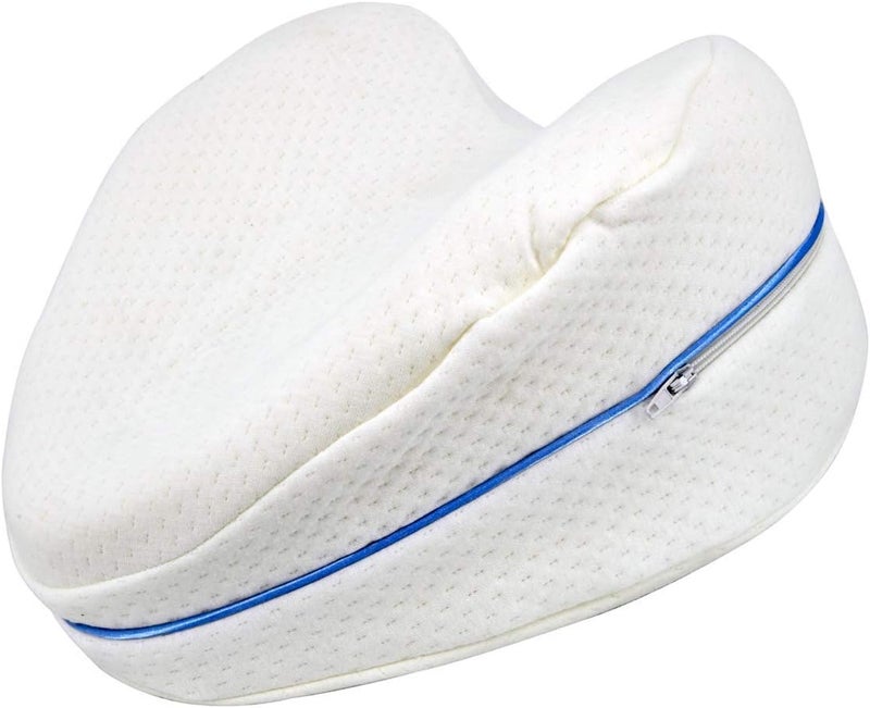 Sleeping Memory Foam Leg Pillow Cotton Leg Pillow Back Hip Joint Knee Pain Relief Cushion Legacy Leg Positioner for Side Sleepers Pregnancy Support Pillow - Image 1