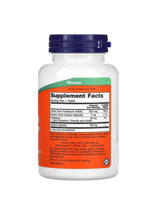 now Potassium Plus Iodine, 180 Tablets  - Image 2