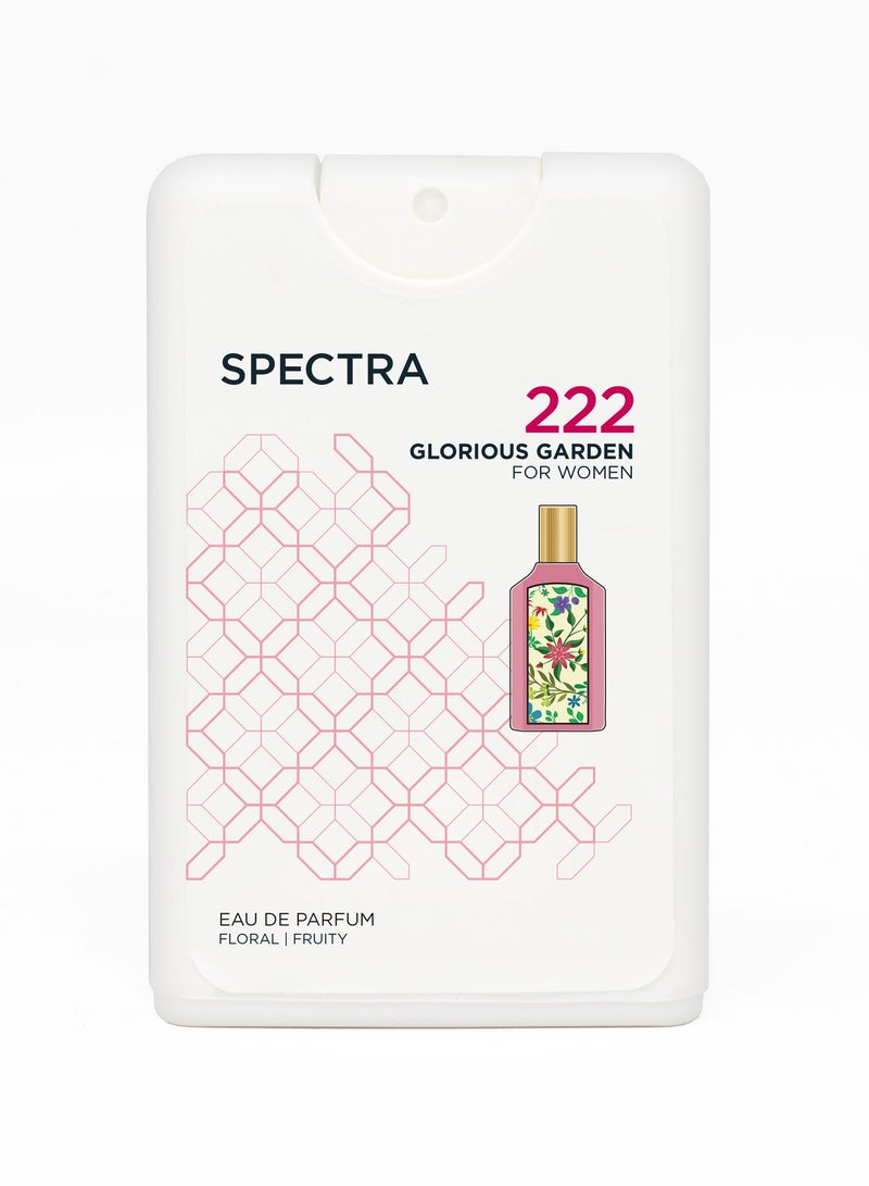 Spectra Pocket 222 Glorious Garden EDP Perfume For Women - 18ml - Image 2