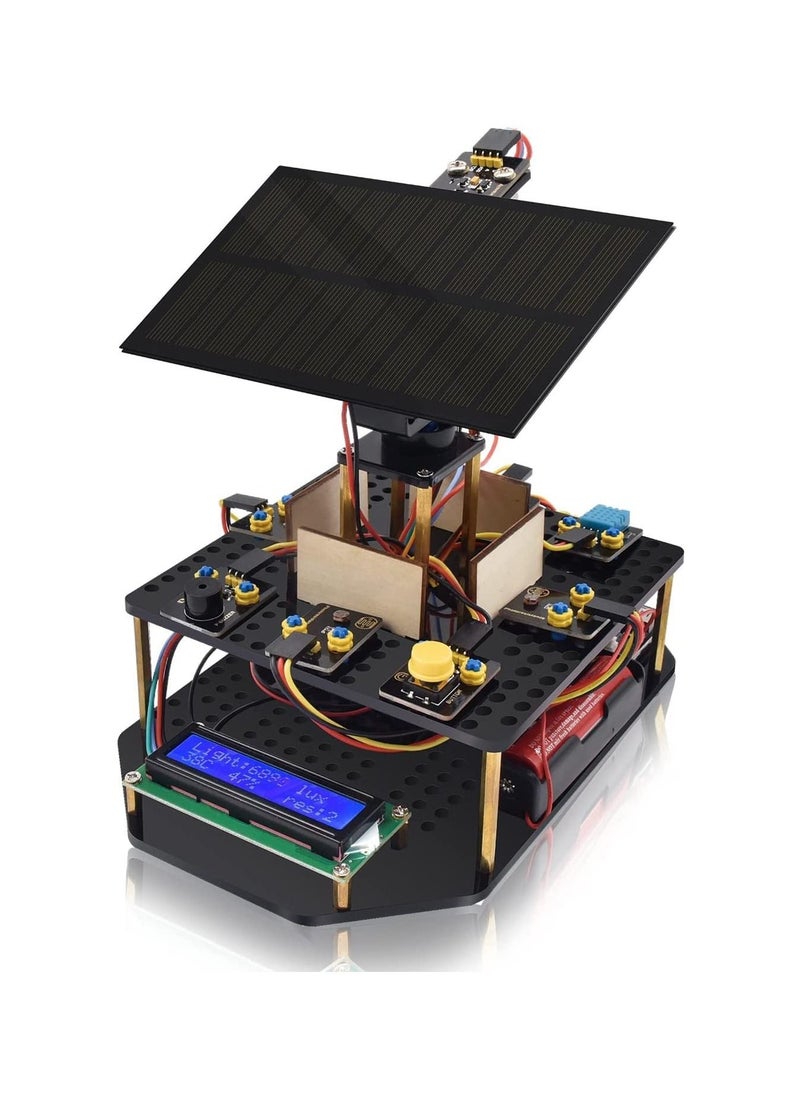 مجموعة تتبع الطاقة الشمسية, مجموعة إلكترونية لاردوينو، وحدة شحن الهواتف الذكية، مستشعر درجة الحرارة والرطوبة، مستشعر الضوء، هدية برمجية تعليمية للأطفال والطلاب - pzsku/Z9A1BED010E7C09F24087Z/45/_/1668247165/66b06f4f-2d6b-4d50-80c9-2ea7a899fe67