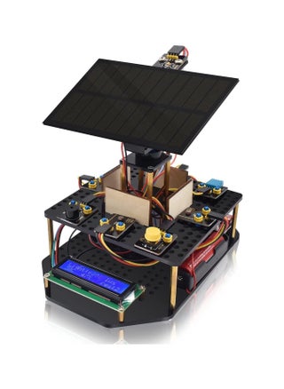 Solar Tracking Kit Electronic Kit for Arduino Includes Smart Phone Charging Module Temperature and Humidity Sensor Light Sensor Educational Programming Gift for Kids and Students - pzsku/Z9A1BED010E7C09F24087Z/45/_/1668247165/66b06f4f-2d6b-4d50-80c9-2ea7a899fe67