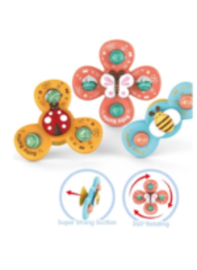 TOY GARDEN Baby Rattles Set with Suction Cup Spinner – Travel-Friendly Toy for Dining Table, Bathroom & More  - Image 3