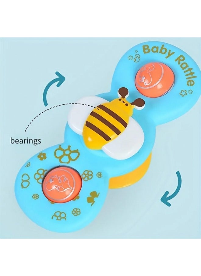 TOY GARDEN Baby Rattles Set with Suction Cup Spinner – Travel-Friendly Toy for Dining Table, Bathroom & More  - Image 4