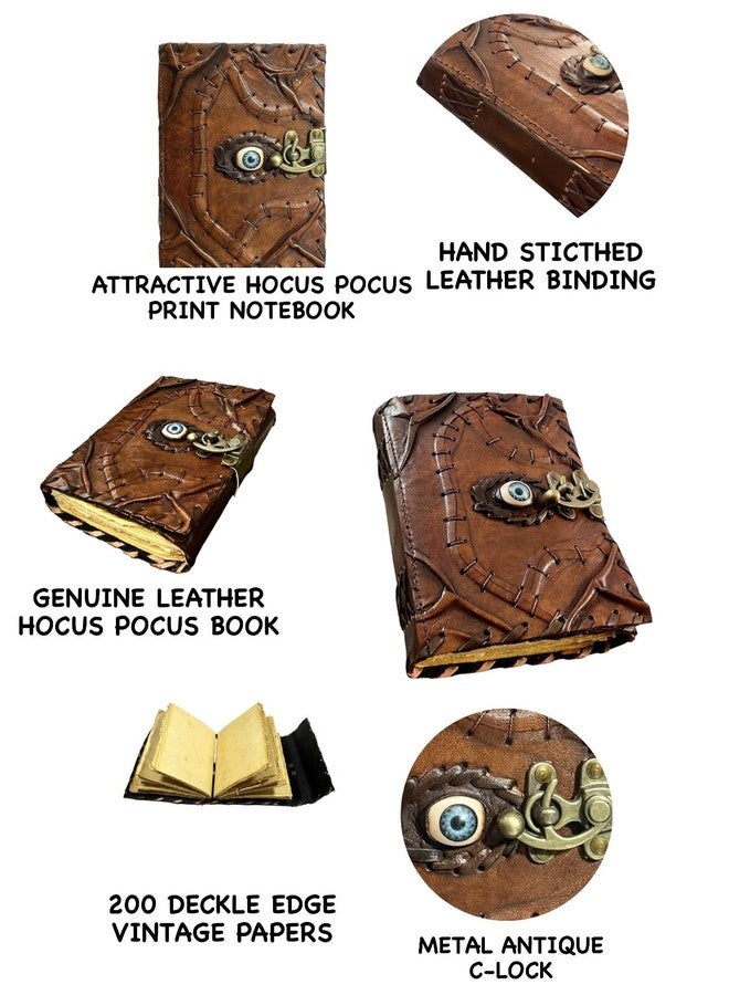 CraftMisty Hocus Pocus Spell Book, Grimoire Spells Books with Real Spells, Halloween Decoration Decoration, Spell Book, Witch Gifts for - Image 4