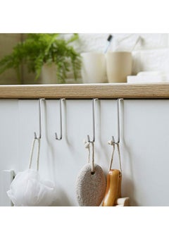 Oasisgalore 12 Pack Adjustable Over The Door Hooks,Stainless Steel Door Hooks  for Clothes, Hats, Keys, Bags.  - Image 3