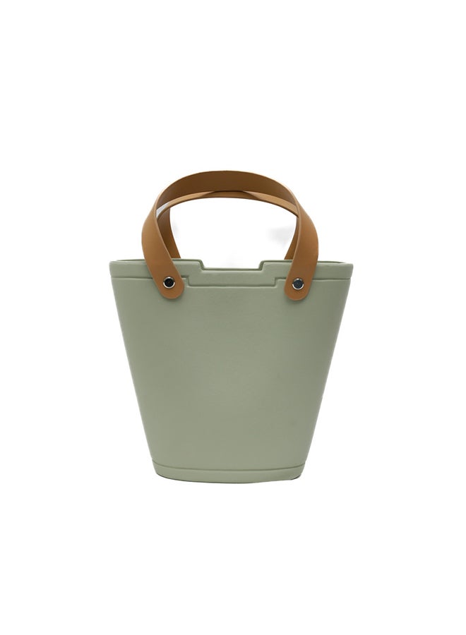 AKDC AKDC Ceramic Basket  a versatile and visually appealing accessory that adds a touch of artisanal charm to your home decor or tabletop.  - Image 1