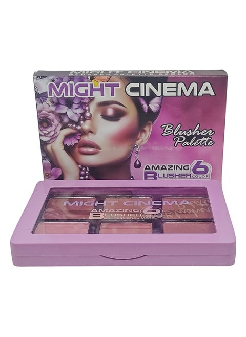 might cinema blusher palette 6 color