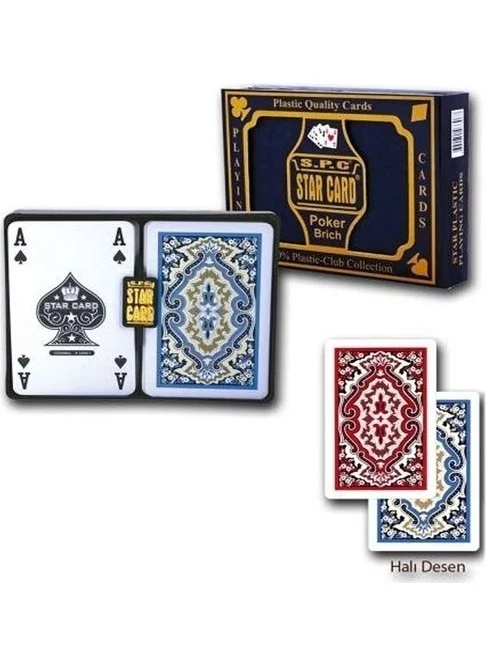 BarkoFix Playing Card Plastic Playing Cards Double Deck with Storage Box Quality