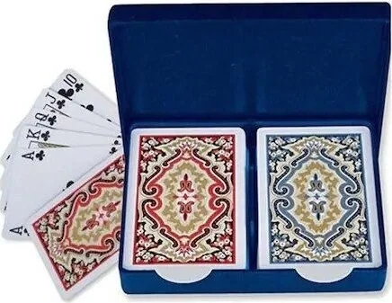 باركوفيكس Playing Card Plastic Playing Cards Double Deck with Storage Box Quality