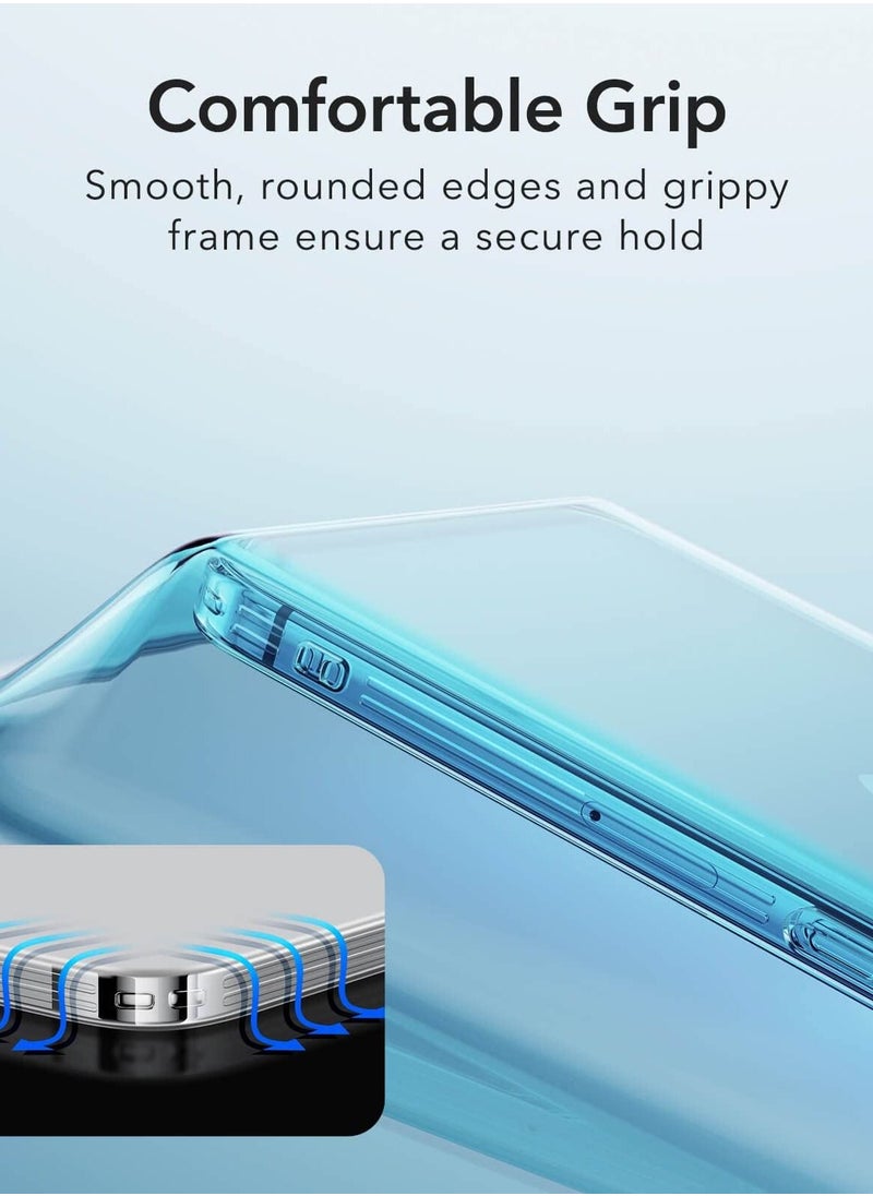 اي اس ار - حافظة Air Armor متوافقة مع حافظة iPhone 14 Plus، حماية من السقوط بدرجة عسكرية، زوايا حماية هوائية ممتصة للصدمات، مقاومة للاصفرار، ظهر أكريليك صلب مقاوم للخدش، شفاف - Image 1
