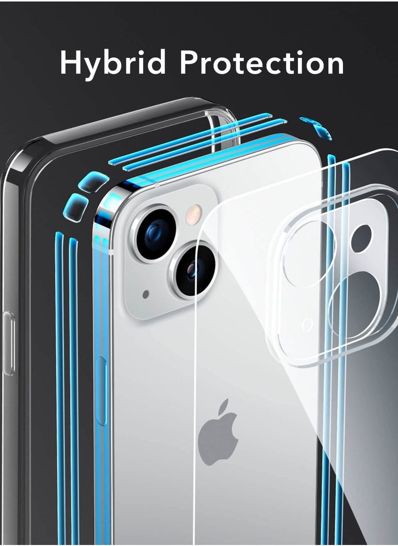 اي اس ار - حافظة Air Armor متوافقة مع حافظة iPhone 14 Plus، حماية من السقوط بدرجة عسكرية، زوايا حماية هوائية ممتصة للصدمات، مقاومة للاصفرار، ظهر أكريليك صلب مقاوم للخدش، شفاف - Image 1