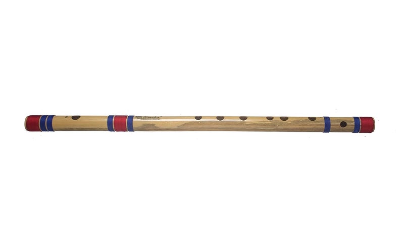 Kanha Flutes C Scale Sharp Medium Assam Bamboo Flute Musical Instrument Size 18 Inch Bansuri Right Handed With Cover - Image 3