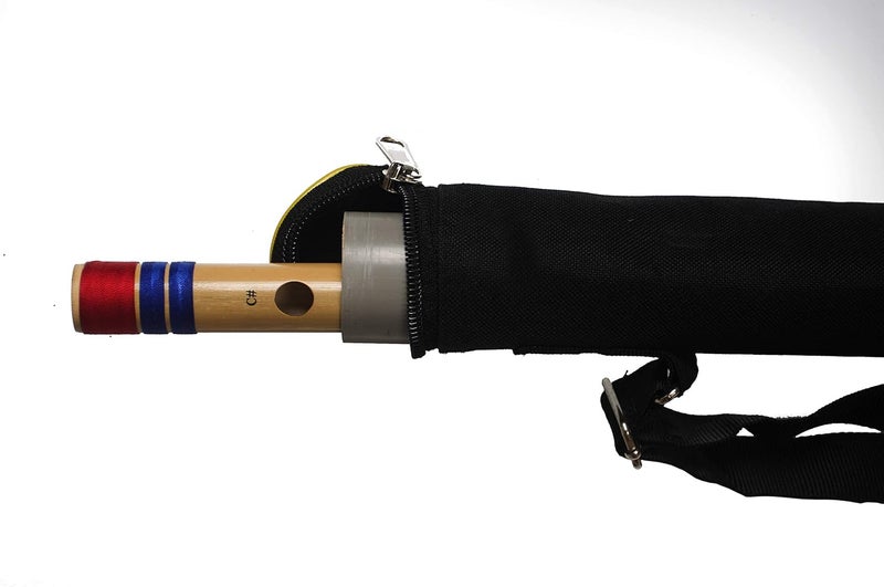 Kanha Flutes C Scale Sharp Medium Assam Bamboo Flute Musical Instrument Size 18 Inch Bansuri Right Handed With Cover - Image 5