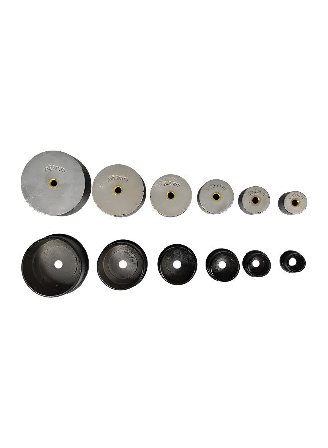 CANDAN Comprehensive CML Candan Plastic Pipe Welding Machine Kit with Dual-U Heating, Aluminum Panel, Multiple Die Sizes (20mm-63mm), and Complete Tool Set (Cutter, Gloves, Level) in Metal Carry Case - Image 3