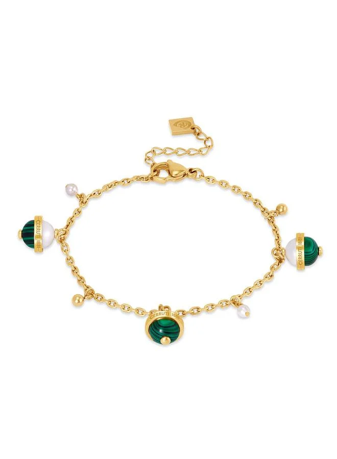 Luciana Gold Plated Stainless Steel Chain Bracelet for Women 170mm