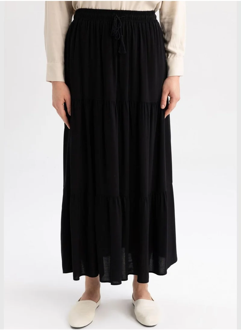DeFacto Woman Tiered Woven Skirt