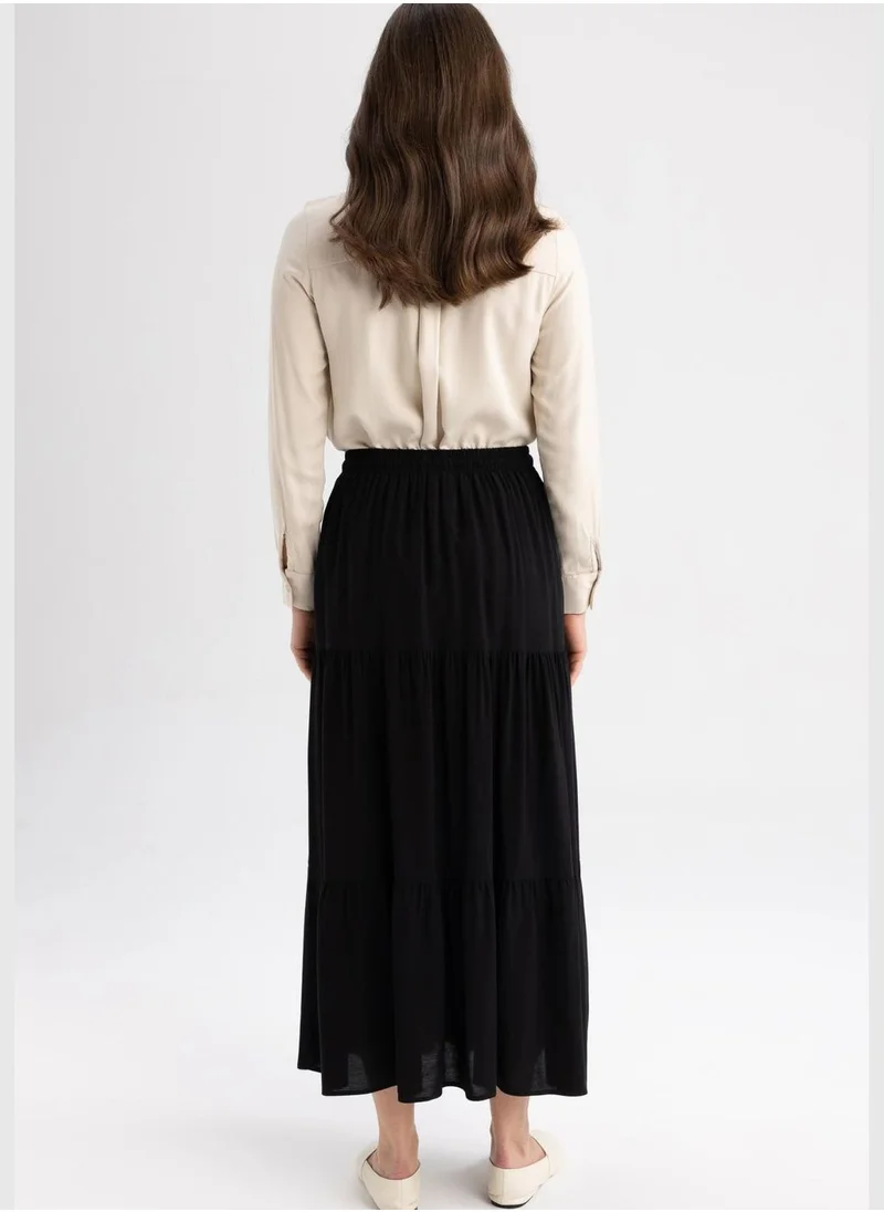 DeFacto Woman Tiered Woven Skirt