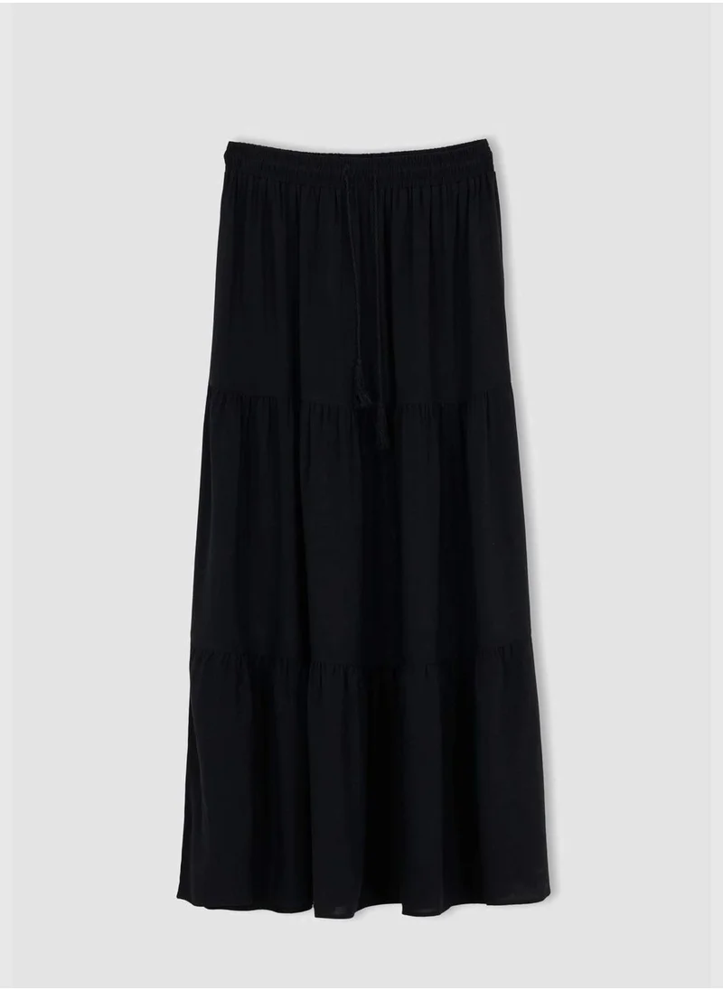 DeFacto Woman Tiered Woven Skirt