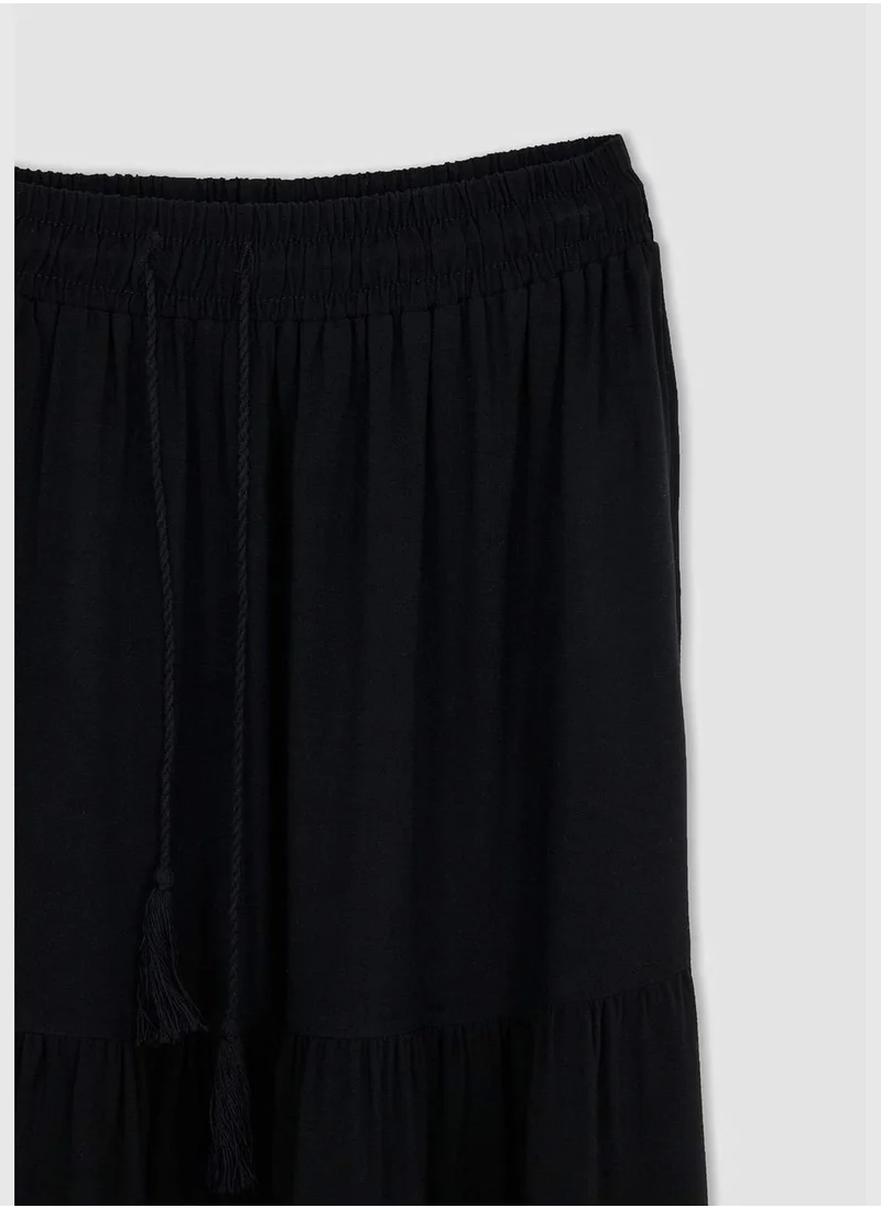 DeFacto Woman Tiered Woven Skirt