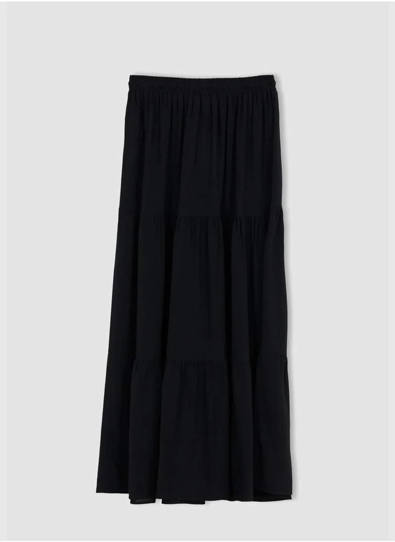 DeFacto Woman Tiered Woven Skirt