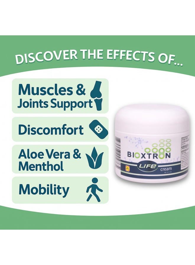 Bioxtron Life Cream Natural AFA Stem Cell Supplement 2 oz - Joint Pain - Muscle Pain - Fatigue - Image 3