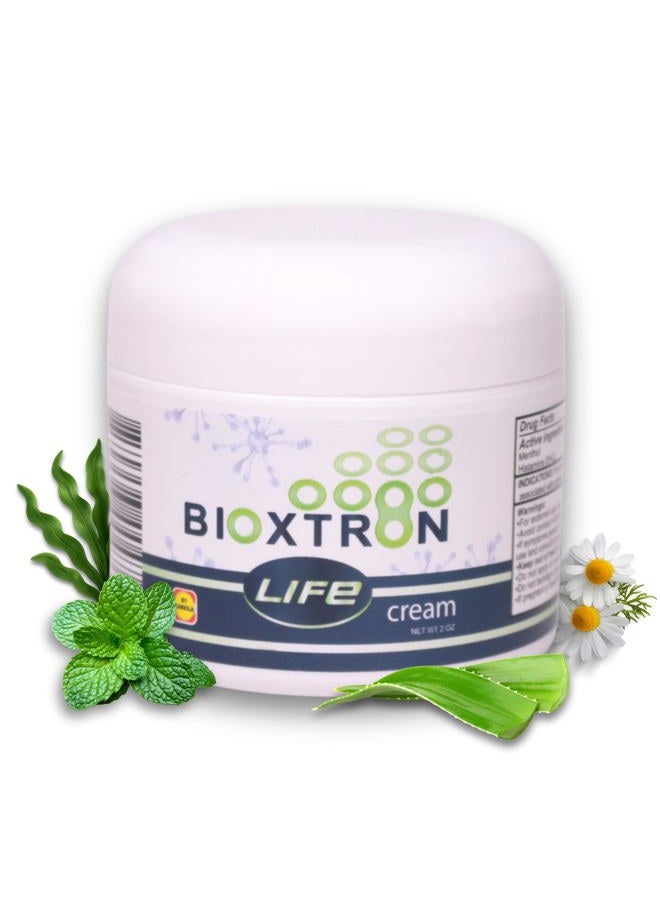 Bioxtron Life Cream Natural AFA Stem Cell Supplement 2 oz - Joint Pain - Muscle Pain - Fatigue - Image 1
