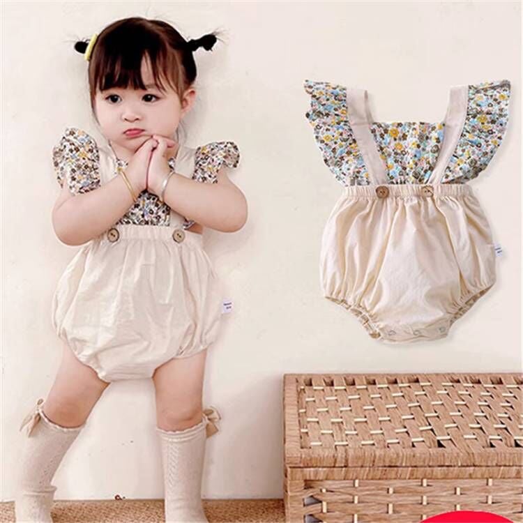 Baby'S Wrap Fart Clothes Clothes Sling Western Style Baby Girl Princess Super Cute Western Style Sleeveless Triangle Ha-Ha Clothes - Image 4