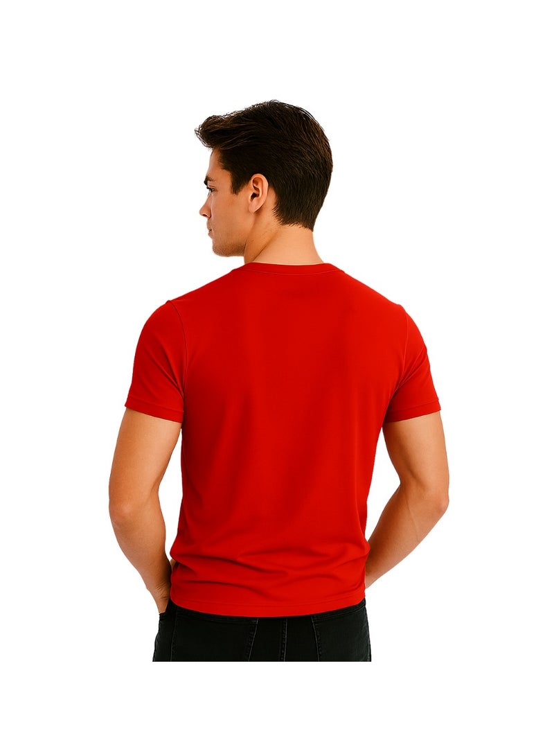 برينت شوب فور مي تي شيرت رجالي برقبة مستديرة للكبار 170 جرامًا في المتر المربع من القطن الخالص الألوان الأساسية - Image 5