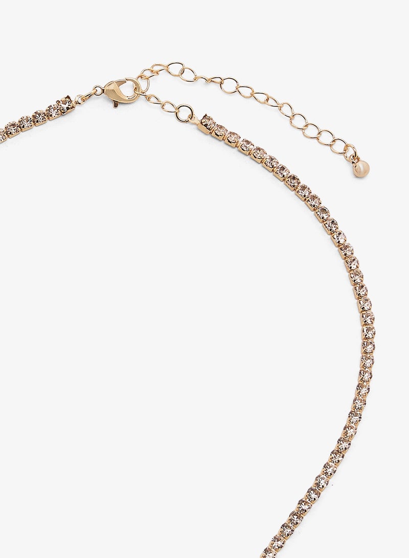 ايلا ليمتد اديشن قلادة رقيقة مزينة بالجواهر - Image 3