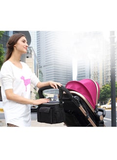 Generic Baby Diaper Bag,Diaper Bag Backpack 420D Nylon with waterproof and thermal insulation function for Hospital and Weekender Travel, Functional Baby Bag Newborn Baby Essential-Black  - Image 2