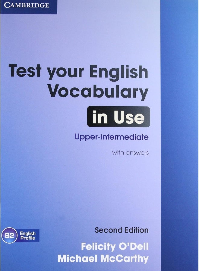 Test Your English Vocabulary in Use Upper-intermediate Book with Answers - Image 1