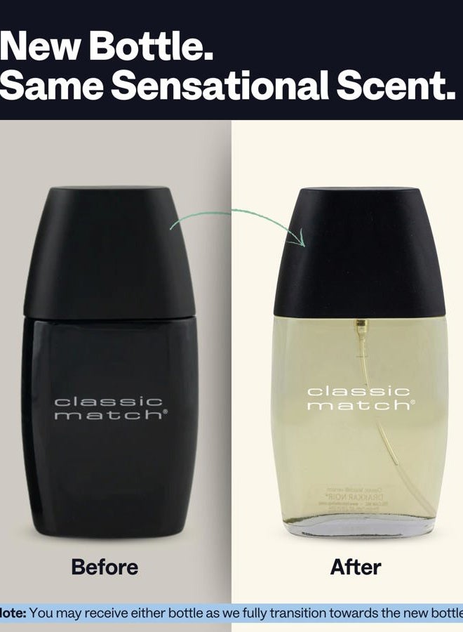 PB ParfumsBelcam رذاذ ماء تواليت CM Noir للرجال – عطر فريش فوجير، برغموت، ريحان، باتشولي، رائحة تدوم طويلاً، عطر ذكوري – 2.5 أونصة سائلة - Image 4