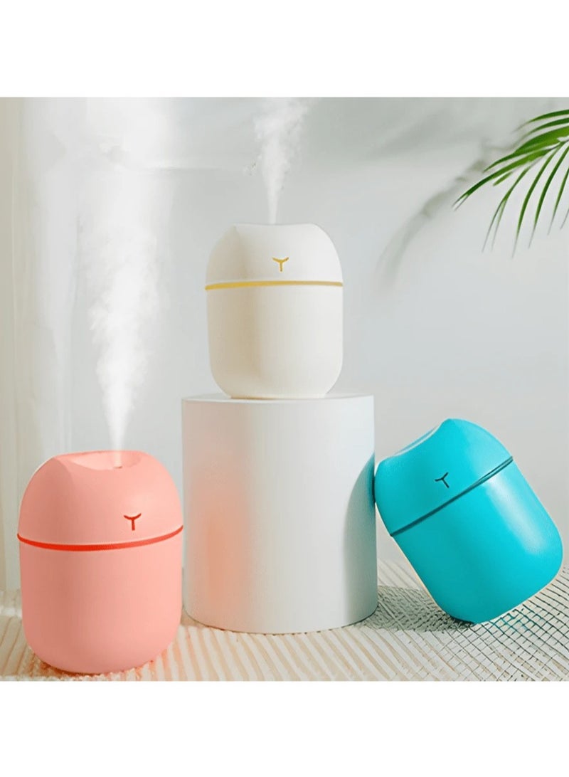 Mini Humidifier Quiet Warm lights Pink  - Image 2