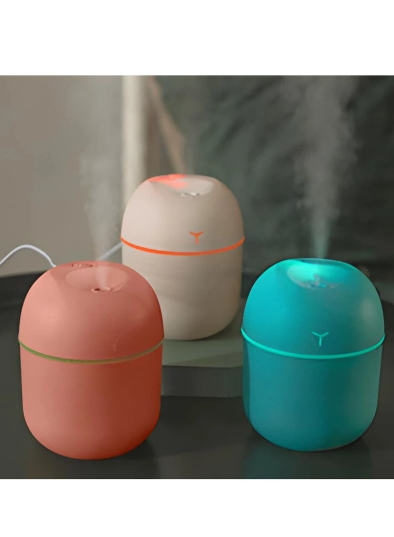 Mini Humidifier Quiet Warm lights Pink  - Image 3