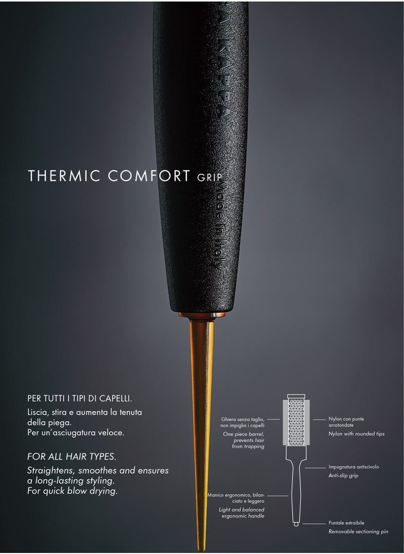 ACCA KAPPA - THERMIC COMFORT GRIP HAIR BRUSH | Diameter: Ø 30 mm. - Image 1