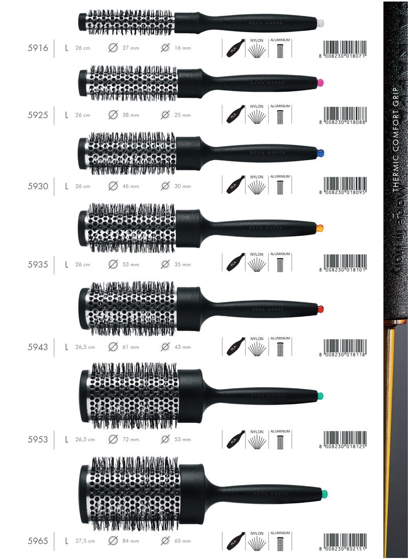 ACCA KAPPA - THERMIC COMFORT GRIP HAIR BRUSH | Diameter: Ø 30 mm. - Image 1