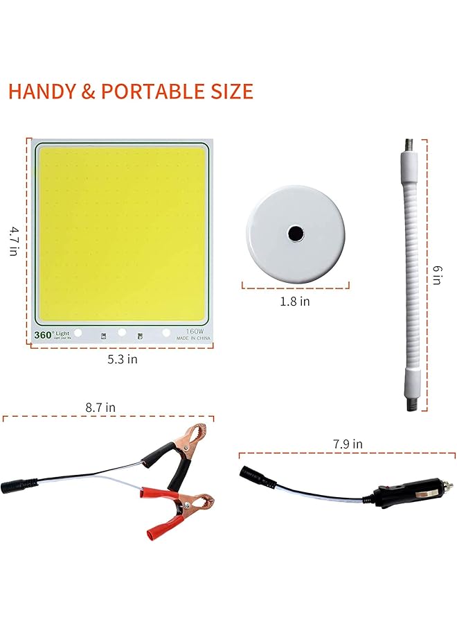 360 Light Cob Tm 08 Led Camping Light For Party Bbq Picnic And Emergency Outdoor Activities - Image 2