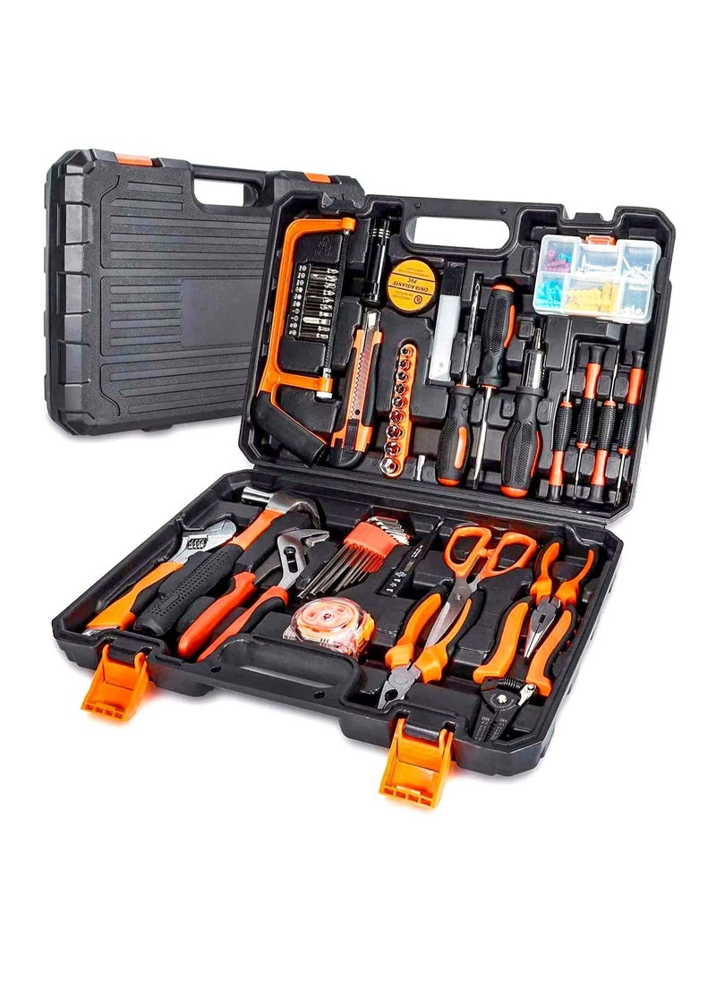 Arabest Liduo 65 Pieces Chrome Vanadium Home Repair Tool Set Premium Universal Tool Box Daily Maintenance And DIY With Storage Case  - Image 1