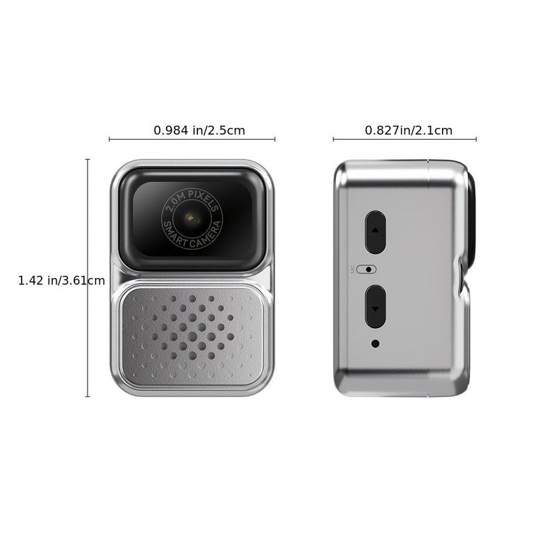 Silvery Hands Free Wearable Camera Necklace With HD Video 16MP Photo And Motion Tracking - Image 2