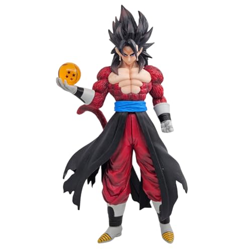 Realmkart Gogeta Action Figure 30CM Super Saiyan 4 Dragon Ball GT SS4 Anime Action Figure Collectible Statue with Random Star Dragon Ball | Gogeta Super Saiyan 4 for Anime Fans, Gifts - Image 1
