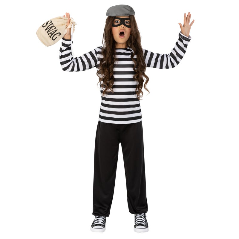 fun shack زي لص المرح من فن شاك للأطفال أزياء هالوين للصبيان والبنات صغيرة - Image 5